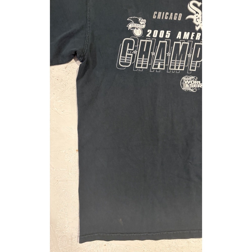 Vintage Chicago White Sox 2005 World Series Champions T-Shirt Mens Large - Picture 3 of 10